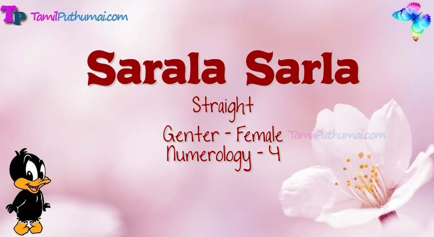 Sarala  Sarla-babyname-meaning